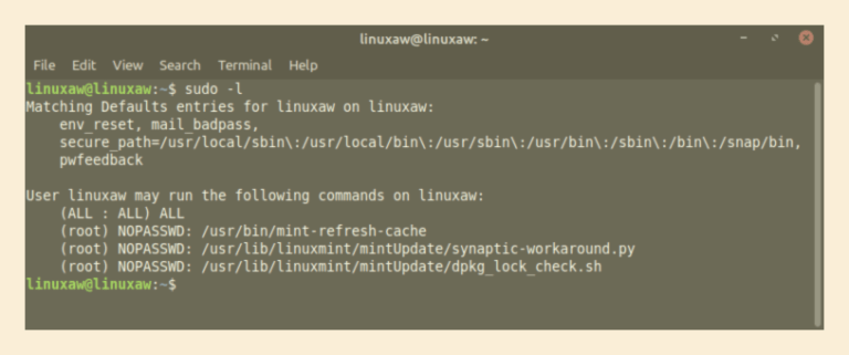 passwordless sudo