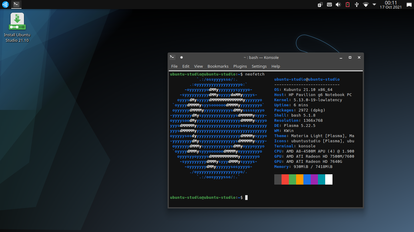 Ubuntu Studio 21.10