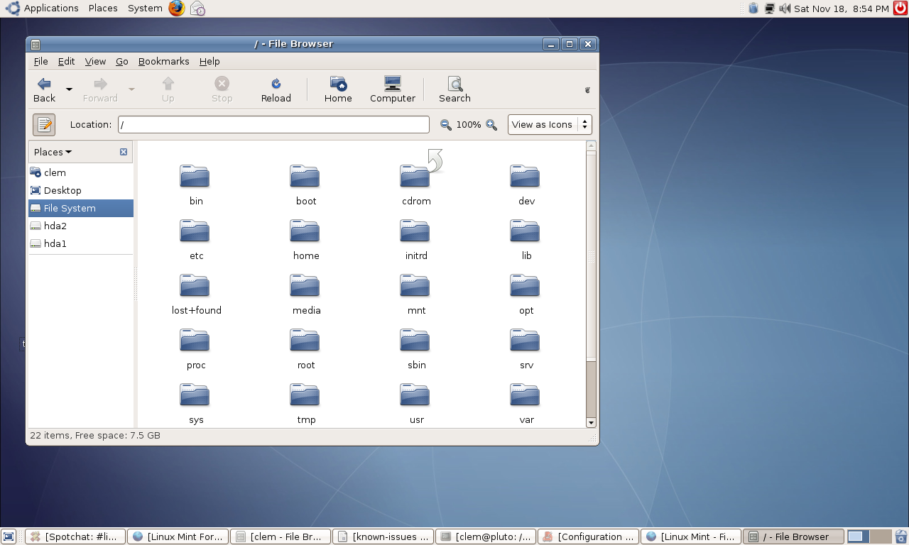 واجهة Linux Mint 'Barbara' 2.0 بسطح مكتب GNOME 2