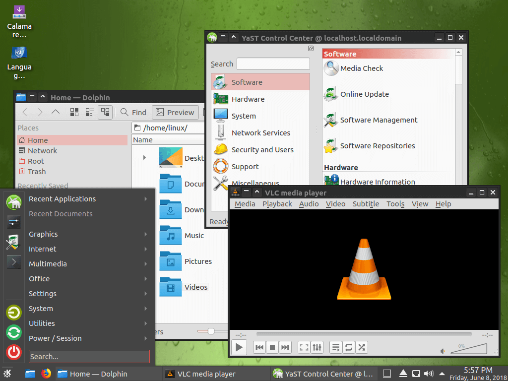 توزيعة GeckoLinux نسخة KDE